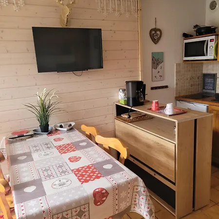 Appartement Le Flocon, Joli Petit Cocon 4 Pers En Rez De Jardin Draps Inclus Les Rousses Buitenkant foto